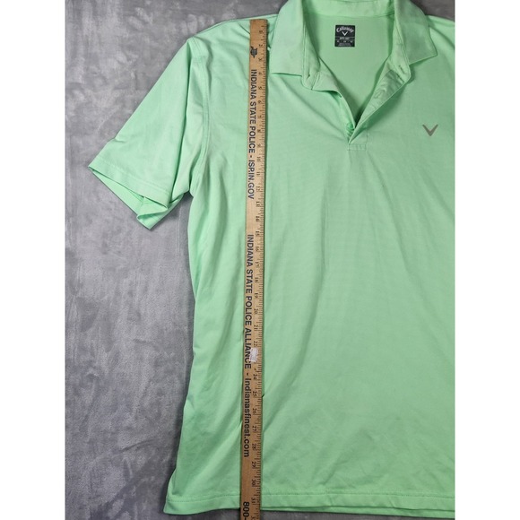 Callaway Golf Opti-Dri Stretch Performance Golf Polo Shirt Striped Mens XL - Picture 5 of 7